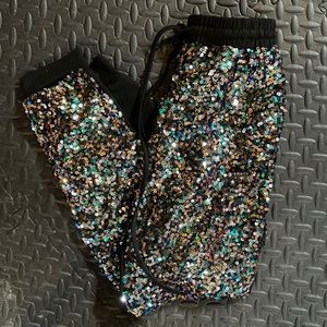 Sequin Joggers